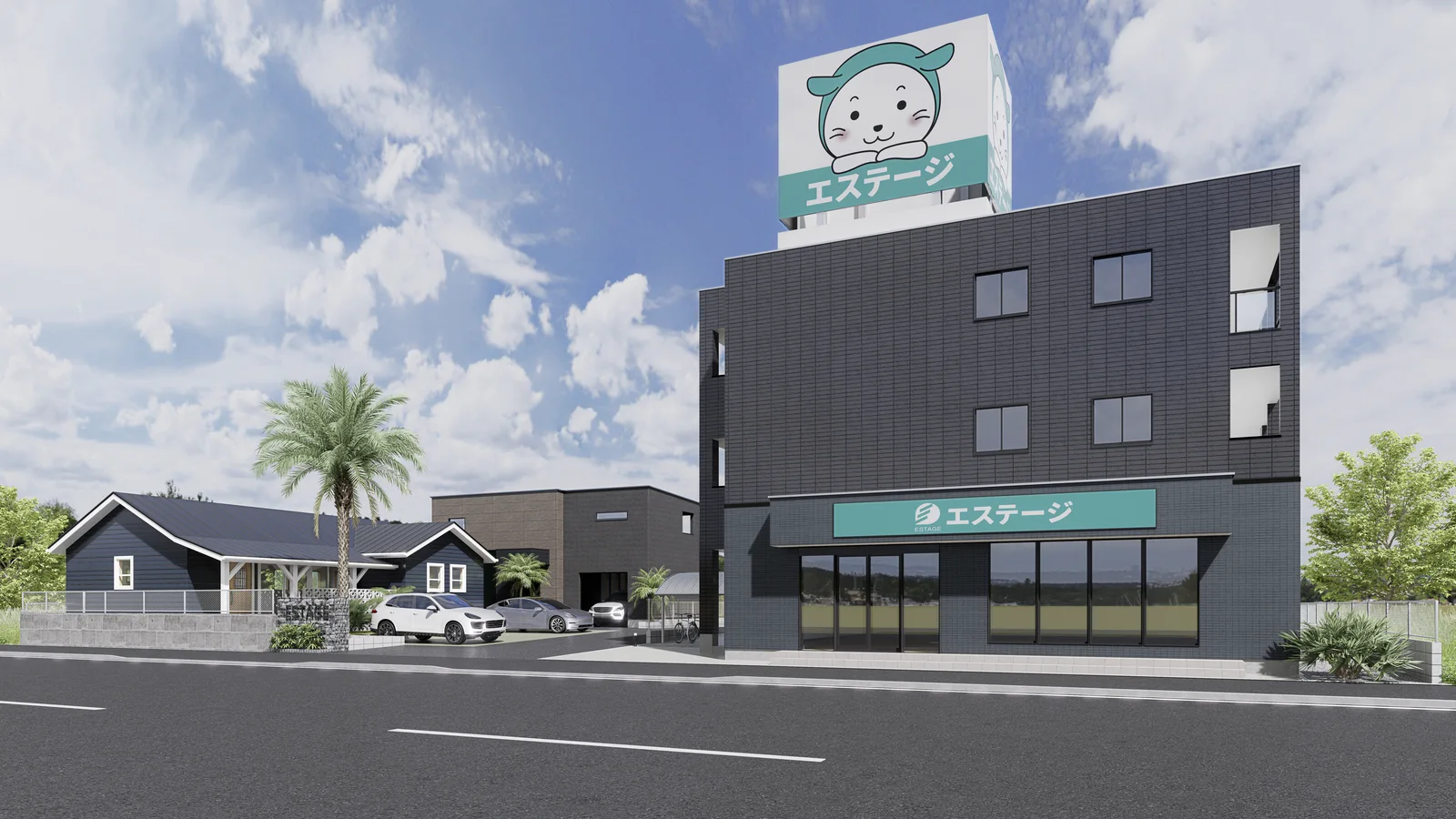木更津店舗 外観CG
