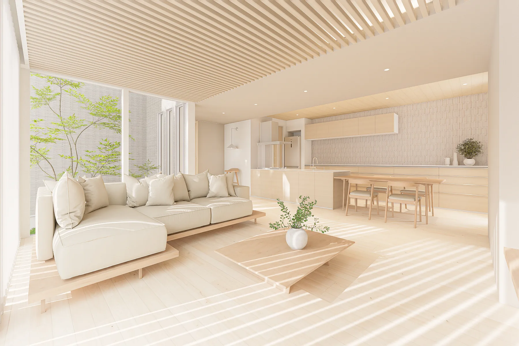 ジャパンディの建築CGイメージ