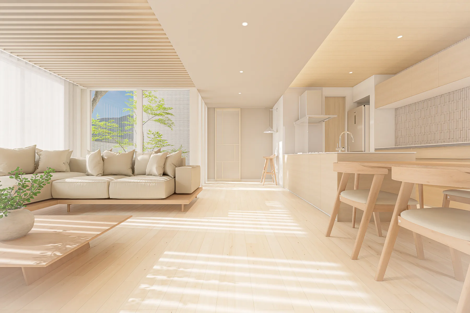 ジャパンディの建築CGイメージ