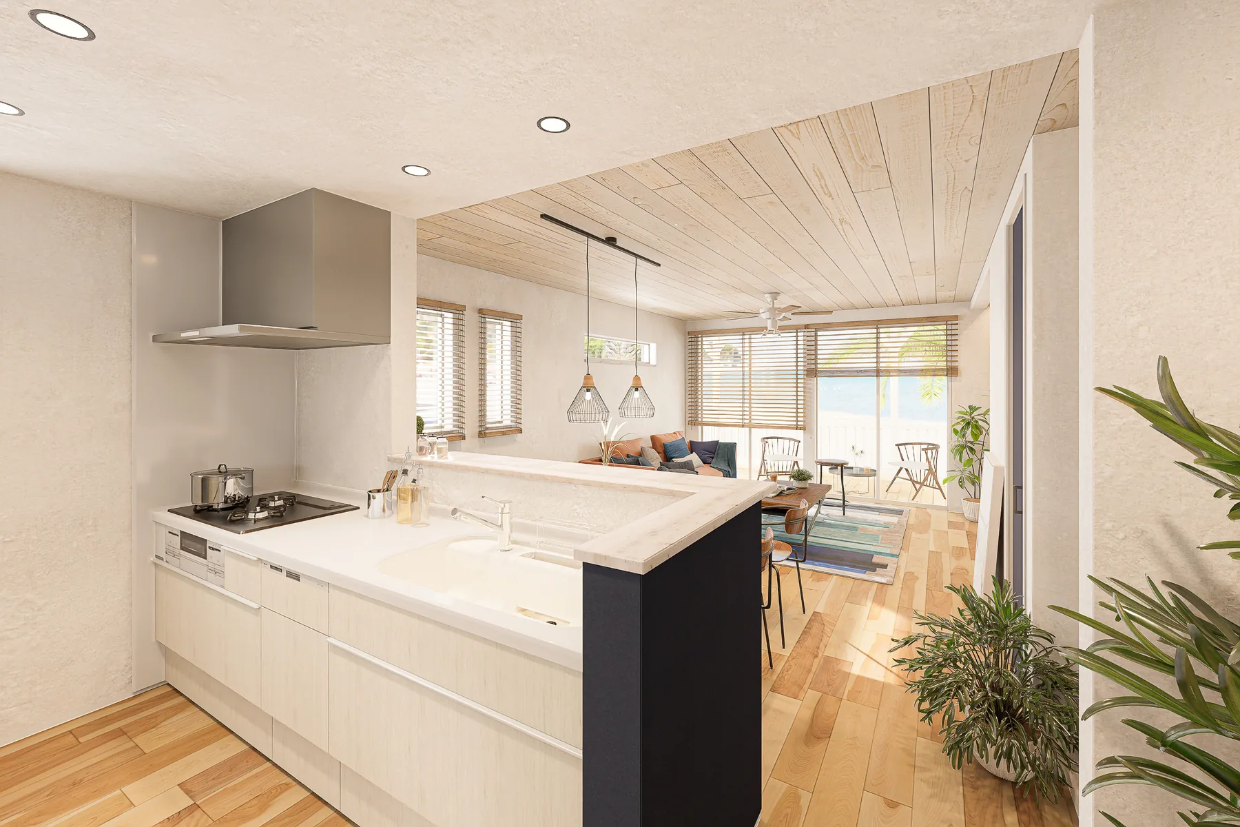 西海岸スタイルの建築CG制作事例 5